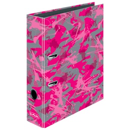 [000037980] Registrator A4 široki samostojeći maX.file Camouflage Pink Herlitz 50016341!!