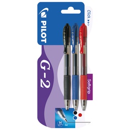 [000038101] Roler gel 0,7mm G2 pk3 Pilot BL-G2-7 sortirano blister!!