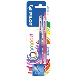 [000038169] Roler gel 0,7 mm Pop`Lol pk2 Pilot ljubičasto/rozi blister!!