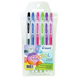 [000038171] Roler gel 0,7mm Pop`Lol pk6 Pilot sortirano blister!!