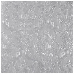 [000038389] Salvete troslojne 33x33cm pk16 embossed Herlitz 11204260 srebrne!!