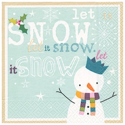 [000038418] Salvete troslojne 33x33cm pk20 Let it snow Herlitz 40023748!!