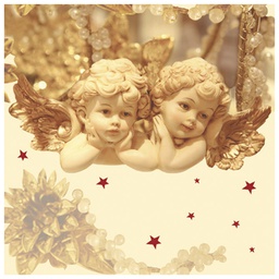 [000038431] Salvete troslojne 33x33cm pk20 Romantic Angels Herlitz 11383635!!