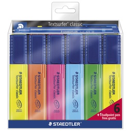 [000038533] Signir 1-5mm classic pk6+kemijska olovka Staedtler 364-S1WP6P!!