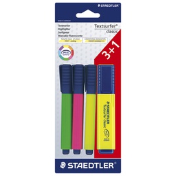 [000038537] Signir 1-5 mm classic Staedtler 364 A BK4D 3boje (3+1gratis) blister