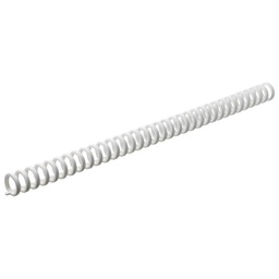 [000038615] Spirala plastična klik fi-12 mm pk50 GBC 388057E bijela