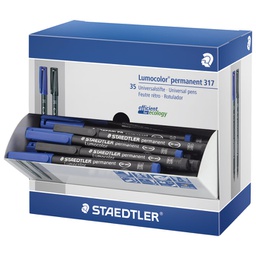 [000038654] Stalak s markerima permanentnim 1mm pk35 Lumocolor Staedtler 317-SCA1P!!