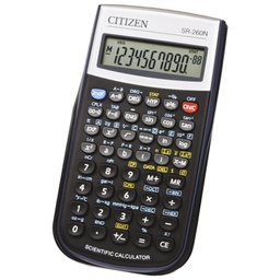 [000002155] Kalkulator tehnički 10+2mjesta 165 funkcija Citizen SR-260N crni blister!!