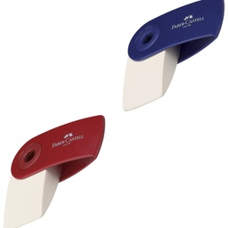 [000002159] Gumica plastična Sleeve Mini Faber-Castell 182411 bijelo/sortirano