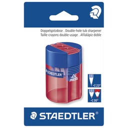 [000038857] Šiljilo metalno s pvc kutijom 2rupe Staedtler 512 006 BK blister!!