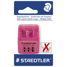 [000038858] Šiljilo pvc s pvc kutijom 2rupe Staedtler 51260F20BK sortirano blister!!