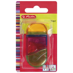 [000038867] Šiljilo-gumica pvc s pvc kutijom 1rupa Herlitz 10198612 blister