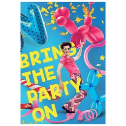 [000038918] Teka meki uvez A4 karo 40+2L 75g glitter Party Mar-Mar sortirani motivi!!