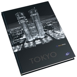 [000038984] Teka tvrdi uvez A4 karo 96L 80g Cities By Night Elisa