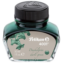 [000039004] Tinta za nalivpero bočica 30ml 4001 Pelikan 300056 tamnozelena