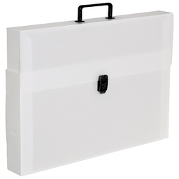 [000039027] Torba-kofer pp-tvrdi  530x380x60mm Balmar (Dispaco) EURO6 prozirno bijela/crna ručka!!
