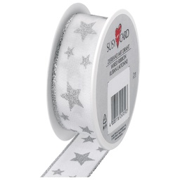 [000039508] Vrpca ukrasna 25mmx2m Arctic Herlitz 40003658 bijelo/srebrna!!