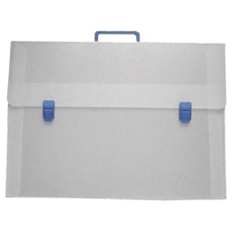 [000039558] Torba-kofer pp-tvrdi  530x380x60mm Balmar (Dispaco) ECO6T prozirno bijela/plava ručka!!