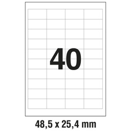 [000002214] Etikete ILK  48,5x25,4 mm pk100L Zweckform 3657