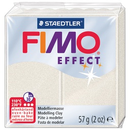 [000039626] Masa za modeliranje   57g Fimo Effect Staedtler 8020-08 metalik biserno bijela!!