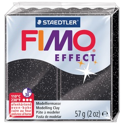 [000039631] Masa za modeliranje   57g Fimo Effect Staedtler 8020-903 stardust crna!!