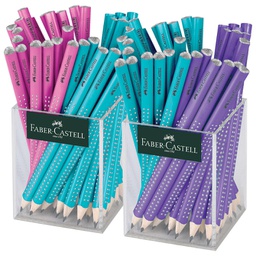 [000040264] Olovka grafitna B Jumbo Sparkle pearl u čaši pk72 Faber-Castell 111640