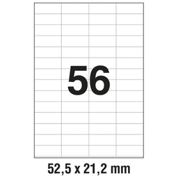 [000002247] Etikete ILK  52,5x21,2 mm pk100L Zweckform 3668