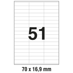 [000002251] Etikete ILK  70x16,9mm pk100L Zweckform 3420