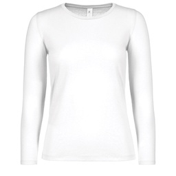 [900004730] Majica dugi rukavi B&C #E150/women LSL bijela XS