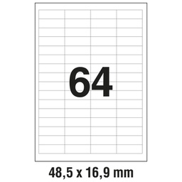 [000002255] Etikete ILK  48,5x16,9 mm pk100L Zweckform 3667