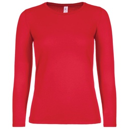 [900004745] Majica dugi rukavi B&C #E150/women LSL crvena L