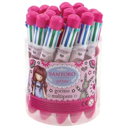 [000040526] Olovka kemijska Multi Pen Drum My Gift To You 8boja pk16 Gorjuss 503GJD05!!