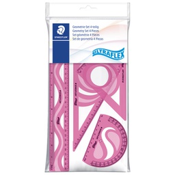 [000040648] Geometrijski set 1/4 ultraflex Staedtler 569PB4UF-S sortirano blister