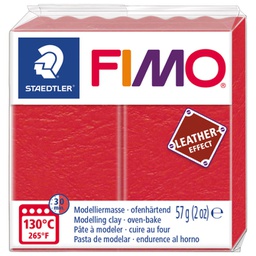 [000040783] Masa za modeliranje   57g Fimo Effect Leather-effect Staedtler 8010-249 crvena (lubenica)!!