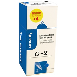 [000041005] Roler gel grip 0,5mm G2 pk20 (16+4 gratis) Pilot BL-G2-5-L-BOX plavi!!