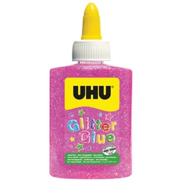 [000041045] Ljepilo glitter glue 88ml UHU LO181814 rozo!!