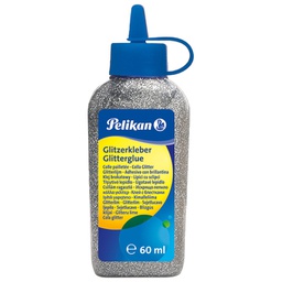 [000041080] Ljepilo tekuće glitter 60ml u boci Pelikan 300285 srebrno!!
