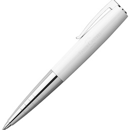 [000002316] Olovka kemijska metalna Loom Piano Faber Castell 149011 sjajna bijela!!