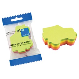 [000041668] Blok samoljepljiv oblik Auto 200L Global Notes 5824-39 neon sortirano blister!!
