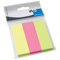 [000041670] Zastavica 25x75 mm 3bojex100L papir Global Notes 5671-39-pk3 sortirano blister