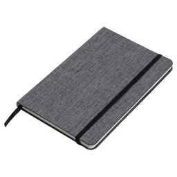 [900005062] Notes A5 crte 80L šamoa s gumicom Bremen siva