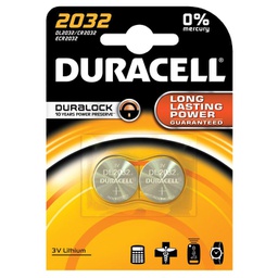 [000041736] Baterija litij dugmasta 3V pk2 Duracell 2032 blister