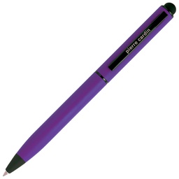[000041833] Olovka kemijska metalna gumirana+touch pen Celebration Pierre Cardin B0101704IP3 ljubičasta