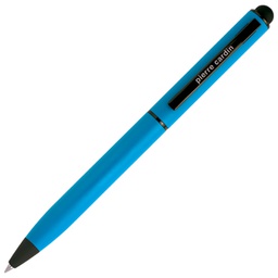 [000041836] Olovka kemijska metalna gumirana+touch pen Celebration Pierre Cardin B0101705IP3 svijetloplava