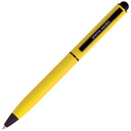 [000041839] Olovka kemijska metalna gumirana+touch pen Celebration Pierre Cardin B0101700IP3 žuta