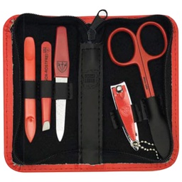 [000041906] Set manikir 1/5 koža Kellermann L52124MCRED crveni