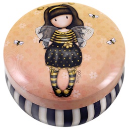 [000041928] Kutija ukrasna metalna s poklopcem Bee Loved Gorjuss 242JB
