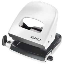 [000002372] Bušač 2 rupe do  30 listova Wow Leitz 50082201 metalik bijeli blister
