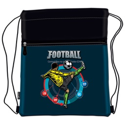 [000041961] Vrećica za tjelesni Football Player Connect crno-plava petrolej!!