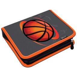 [000041968] Pernica puna 1zip 2preklopa Basketball Team 1B Connect crno-narančasti!!